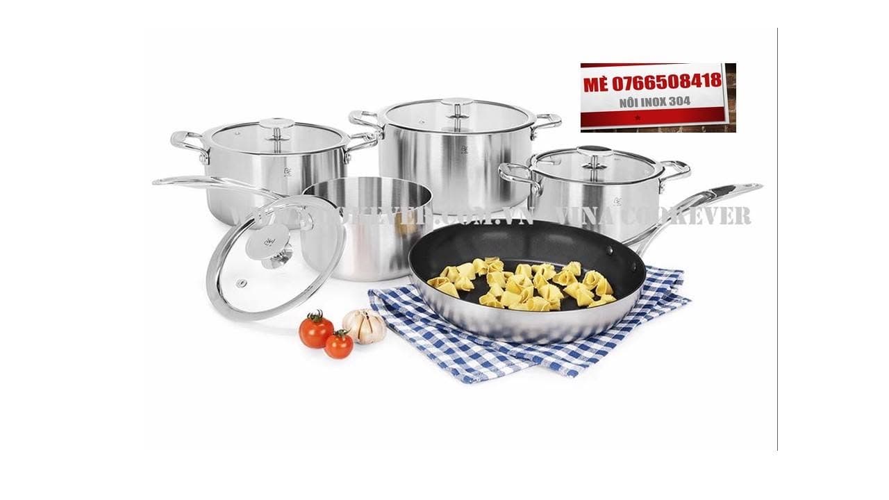 Bộ nồi gia đình inox 304